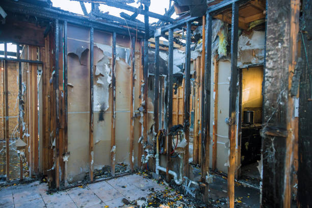Professional Fire Damage Repair technician working in Spotswood, NJ